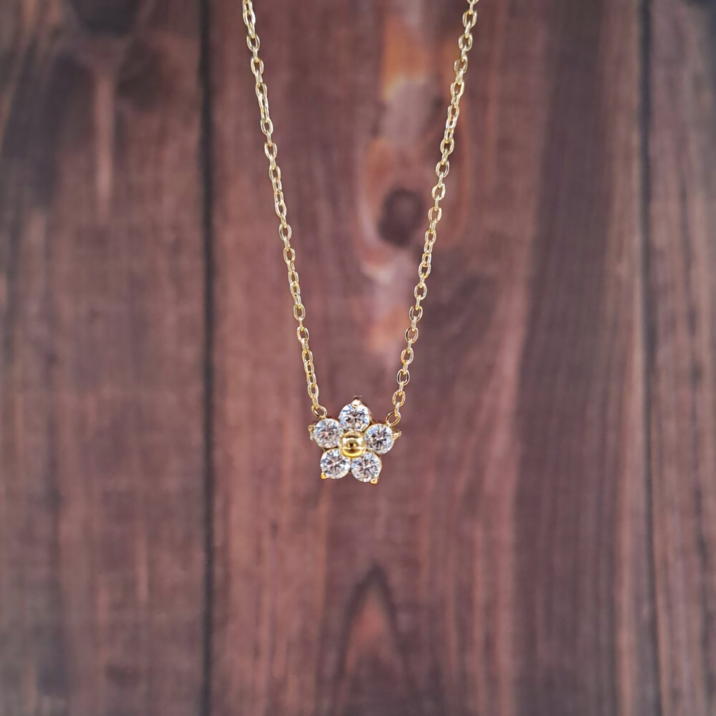 Daisy Spark Diamond Necklace
