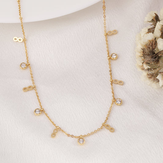 Infinite Glow Charm Necklace