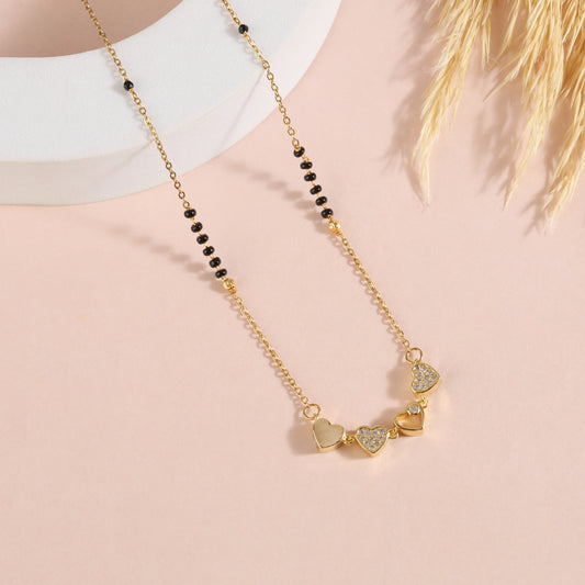 Magnetic Heart Mangalsutra