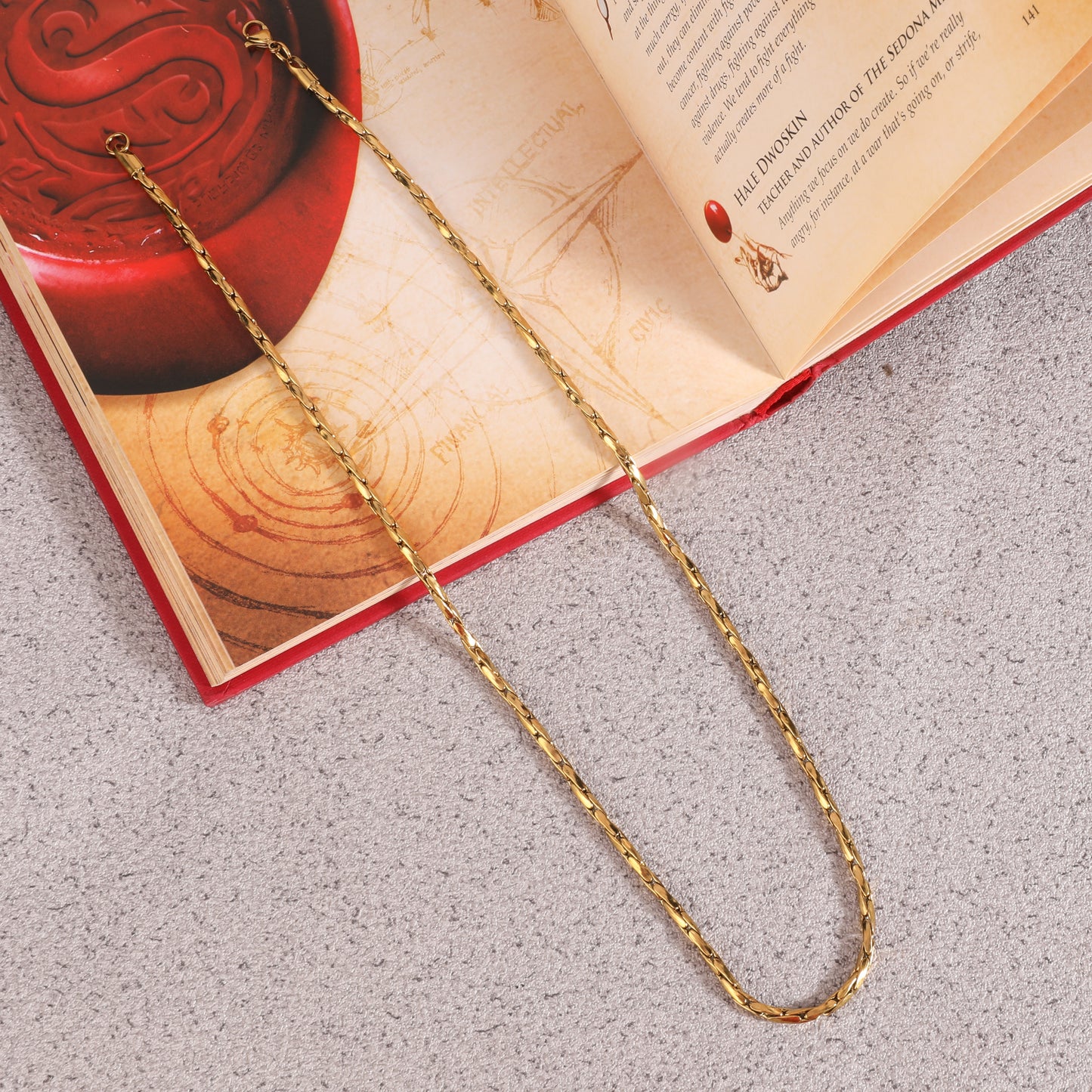 Twist Forge Gold Men's Chain