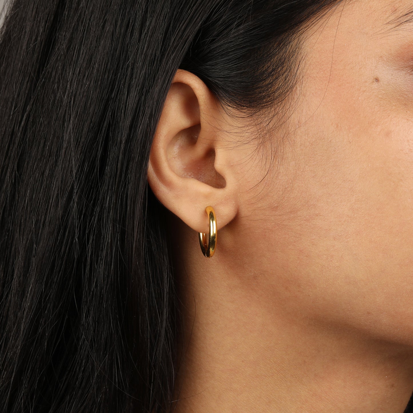 Gilded Essential Gold Hoops – Set of 3 Earrings