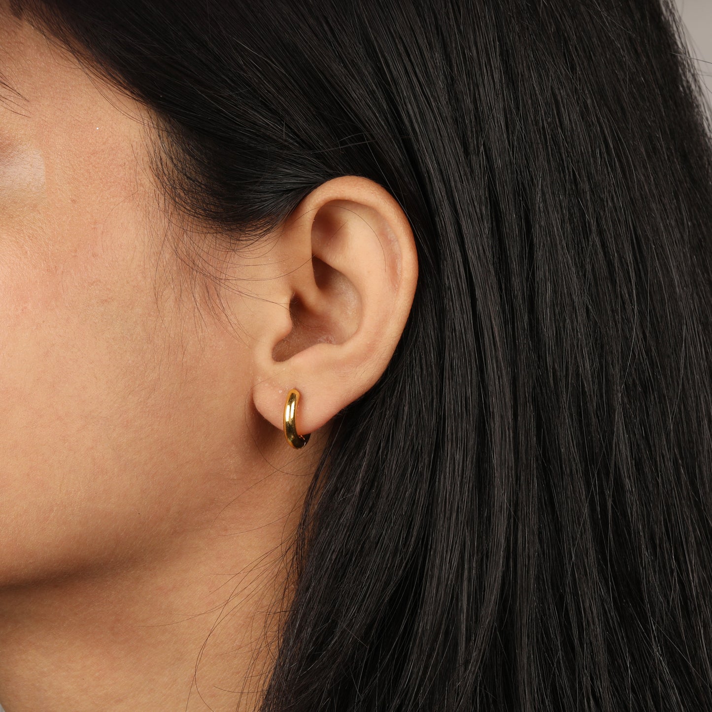 Gilded Essential Gold Hoops – Set of 3 Earrings
