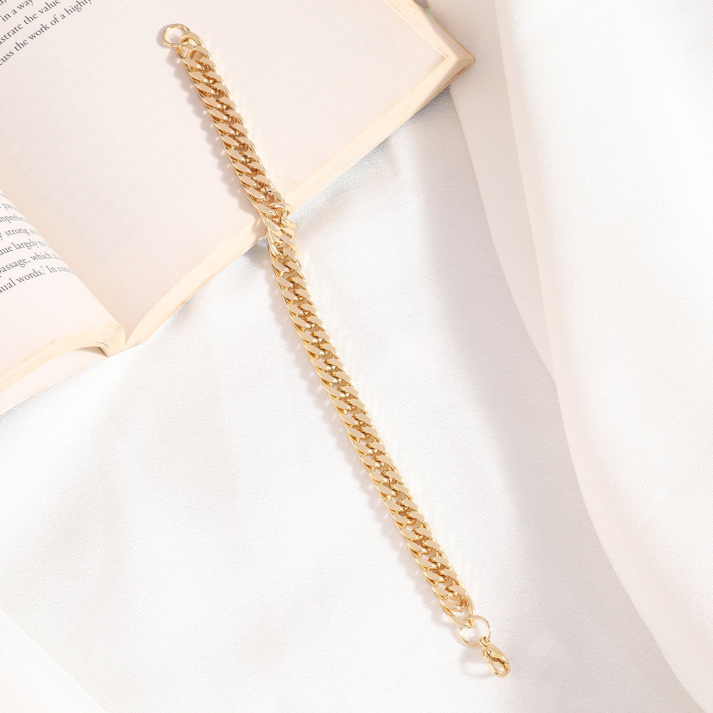 Alpha Curb Men's Bracelet