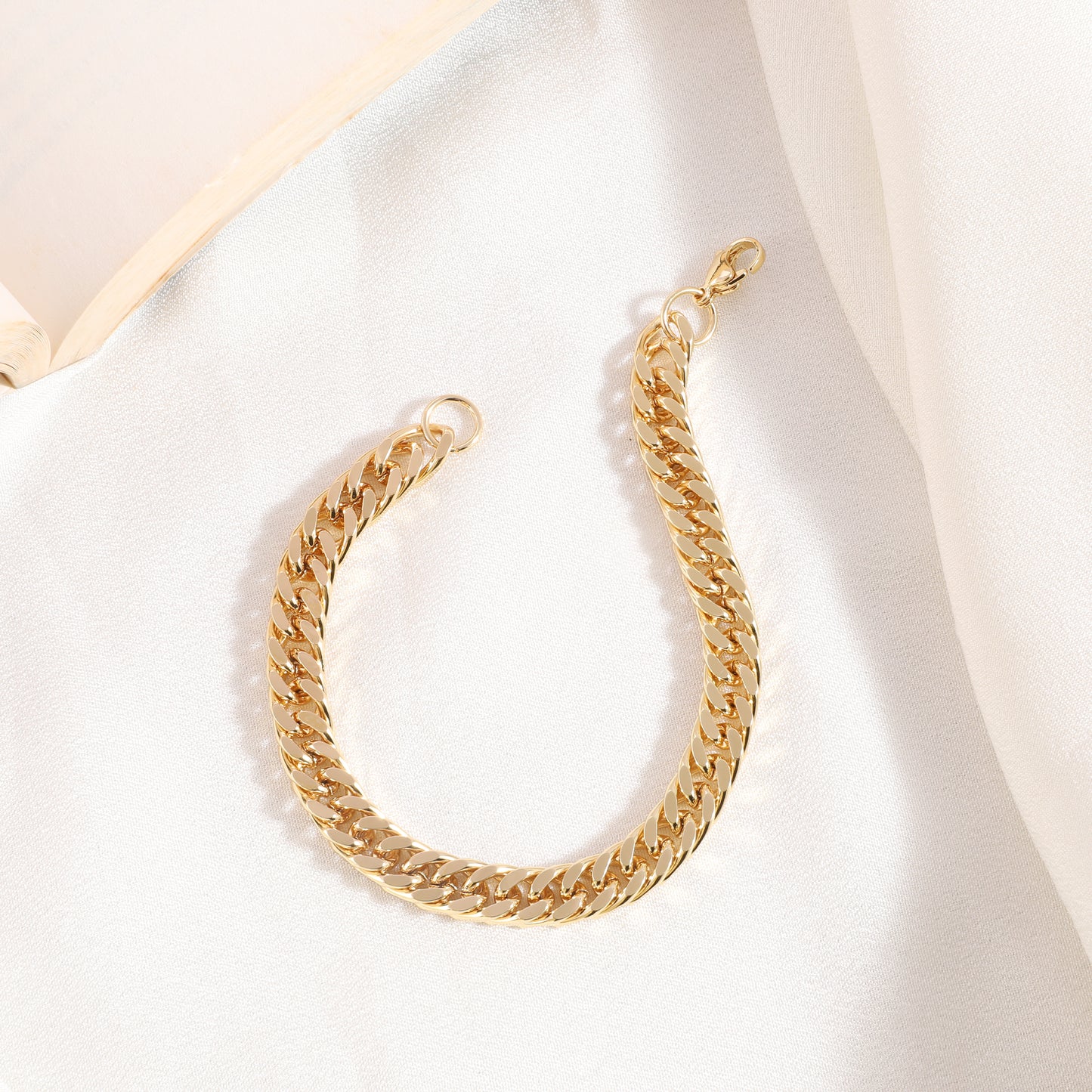 Alpha Curb Men's Bracelet
