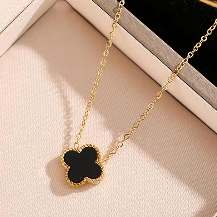 Top Quality 18K gold Filled Hypoallergenic Tarnish Resistant one 9mm mini Clover Necklace offers