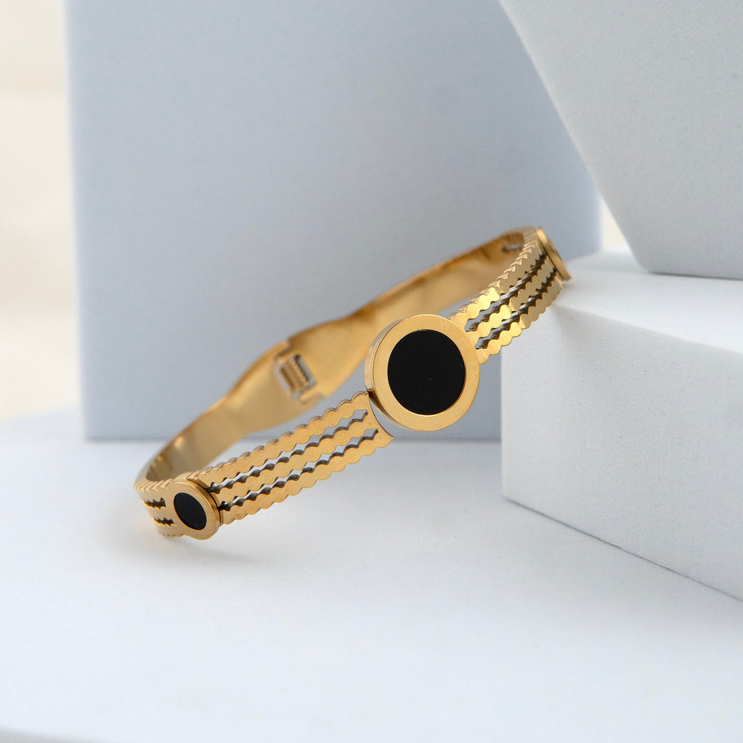Fysara Bracelet Kada 18k Gold Plated, Waterproof and Anti-Tarnish