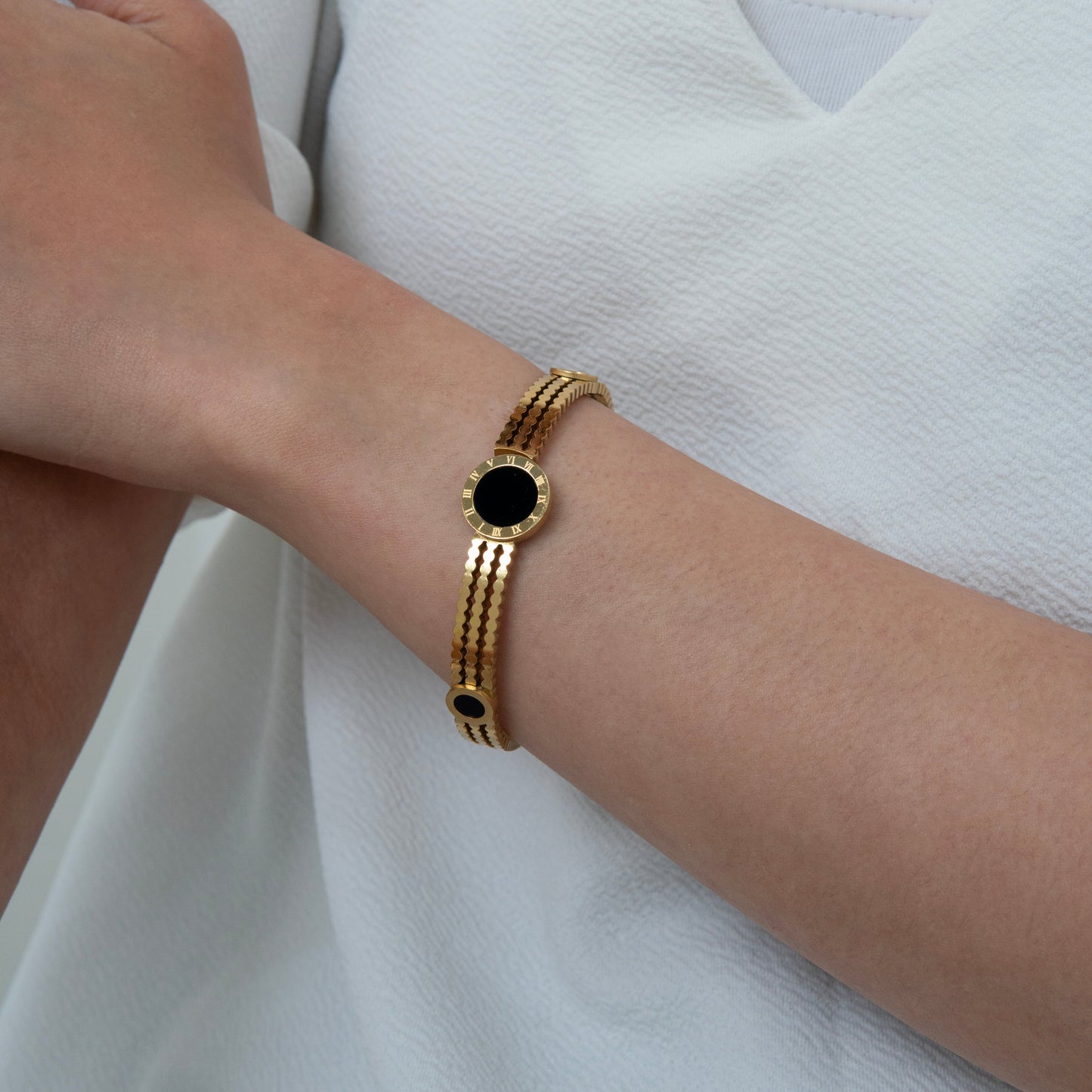 Fysara Bracelet Kada 18k Gold Plated, Waterproof and Anti-Tarnish