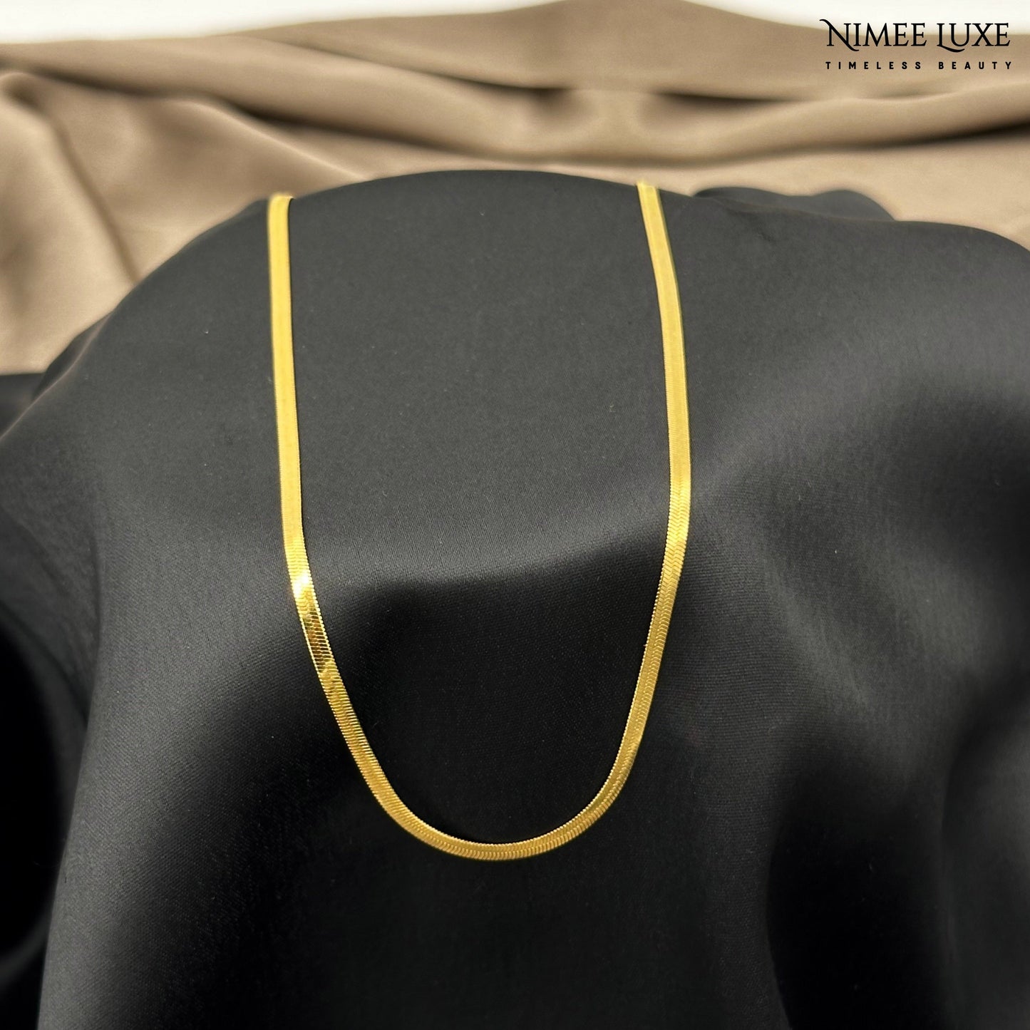 Snake Chain Gold Plated, Waterproof and Anti-Tarnish 2.5MM