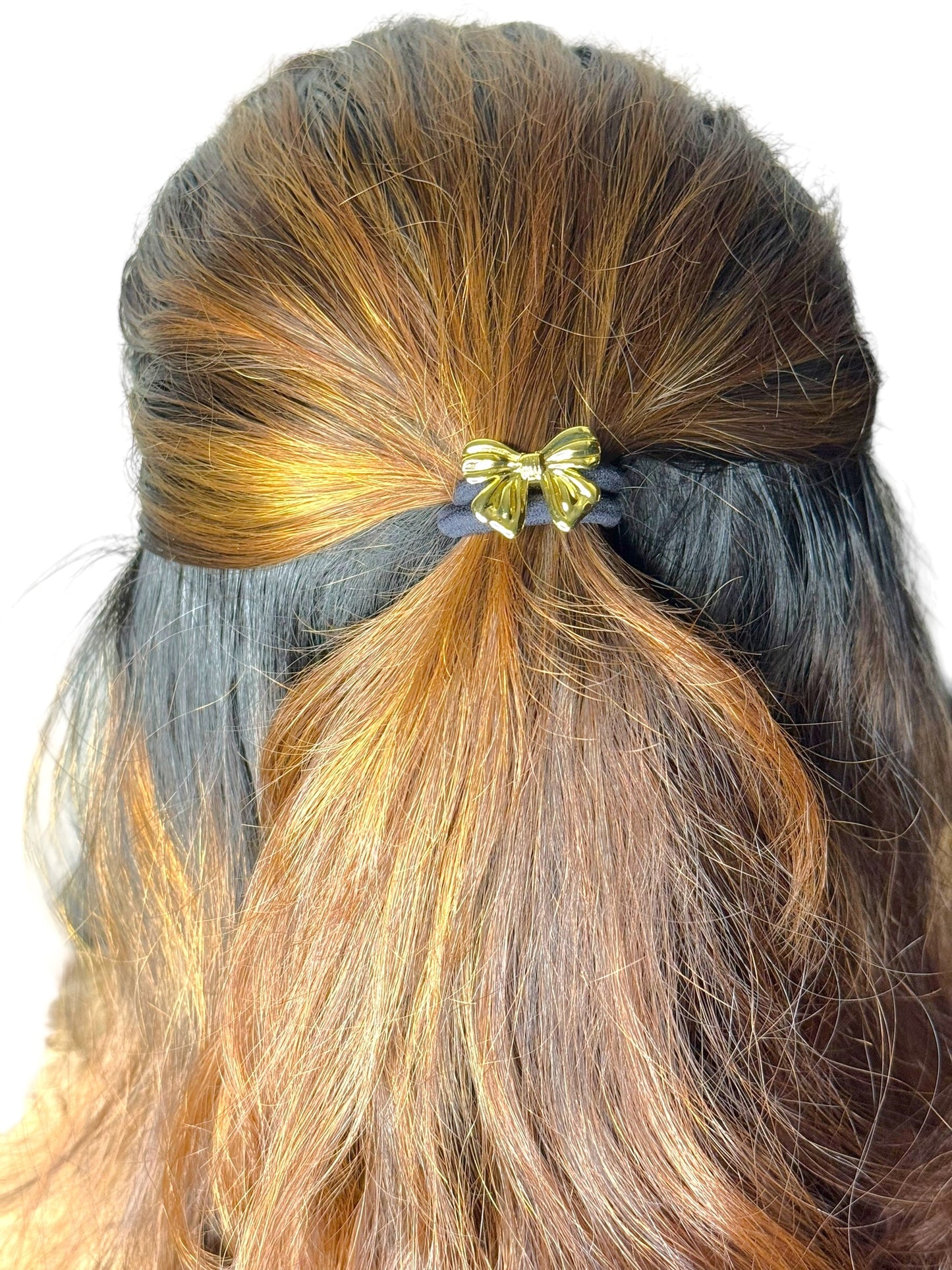 Bow Hair Tie 18K Gold Plated HT7