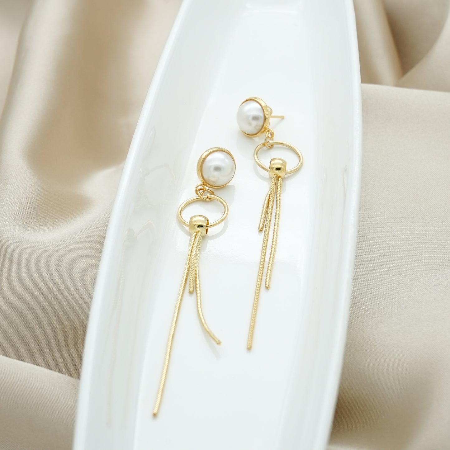 Lustrous Orbit Earrings
