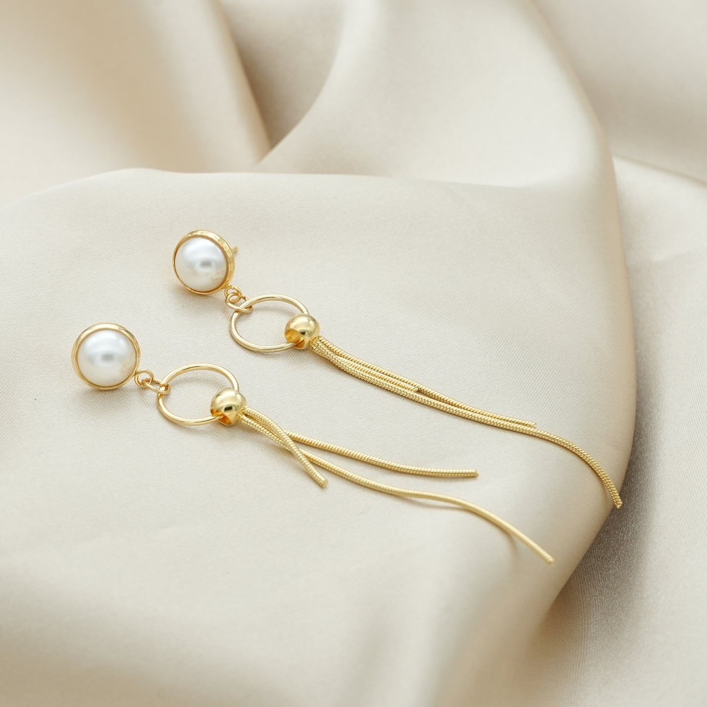 Lustrous Orbit Earrings