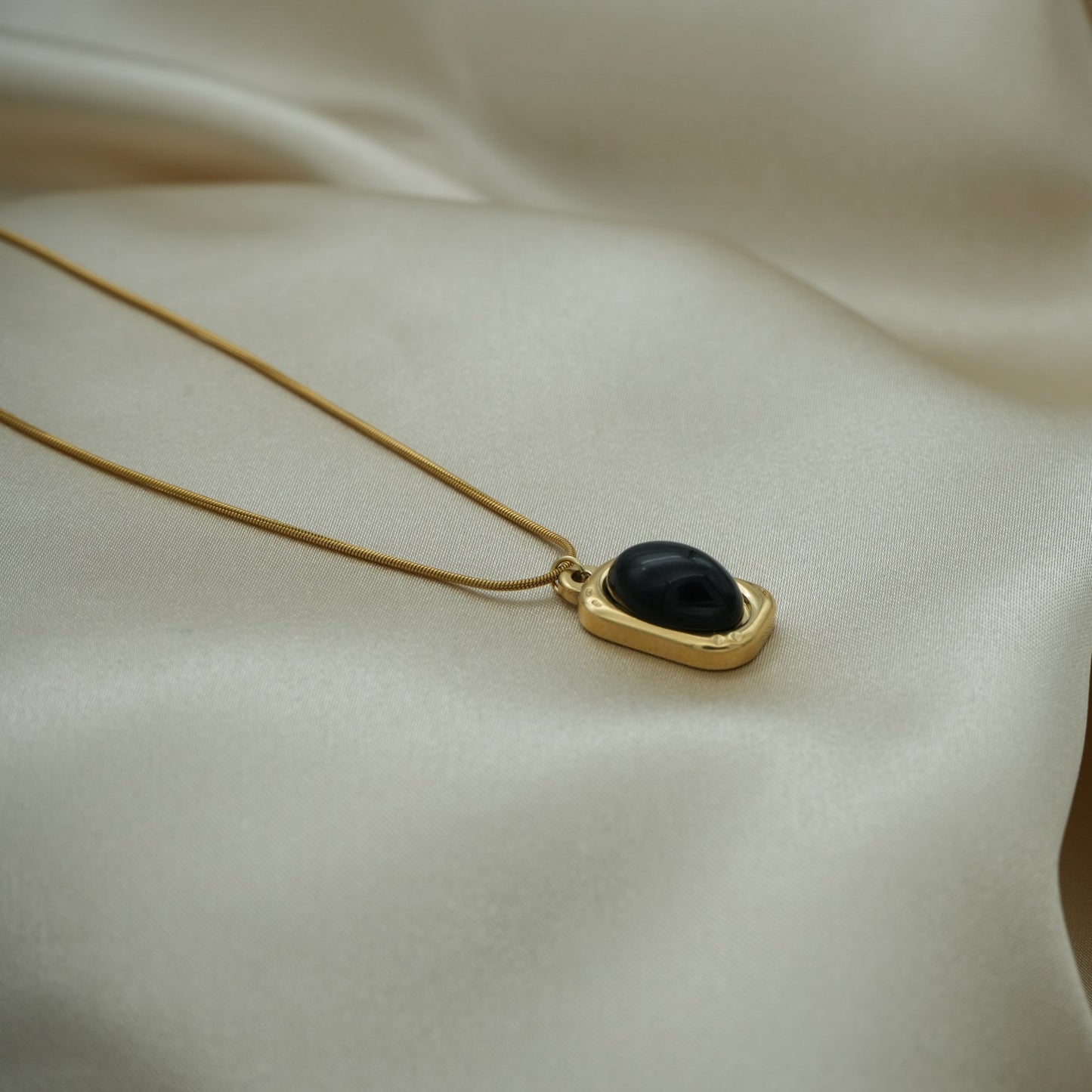 Midnight Enamel Necklace