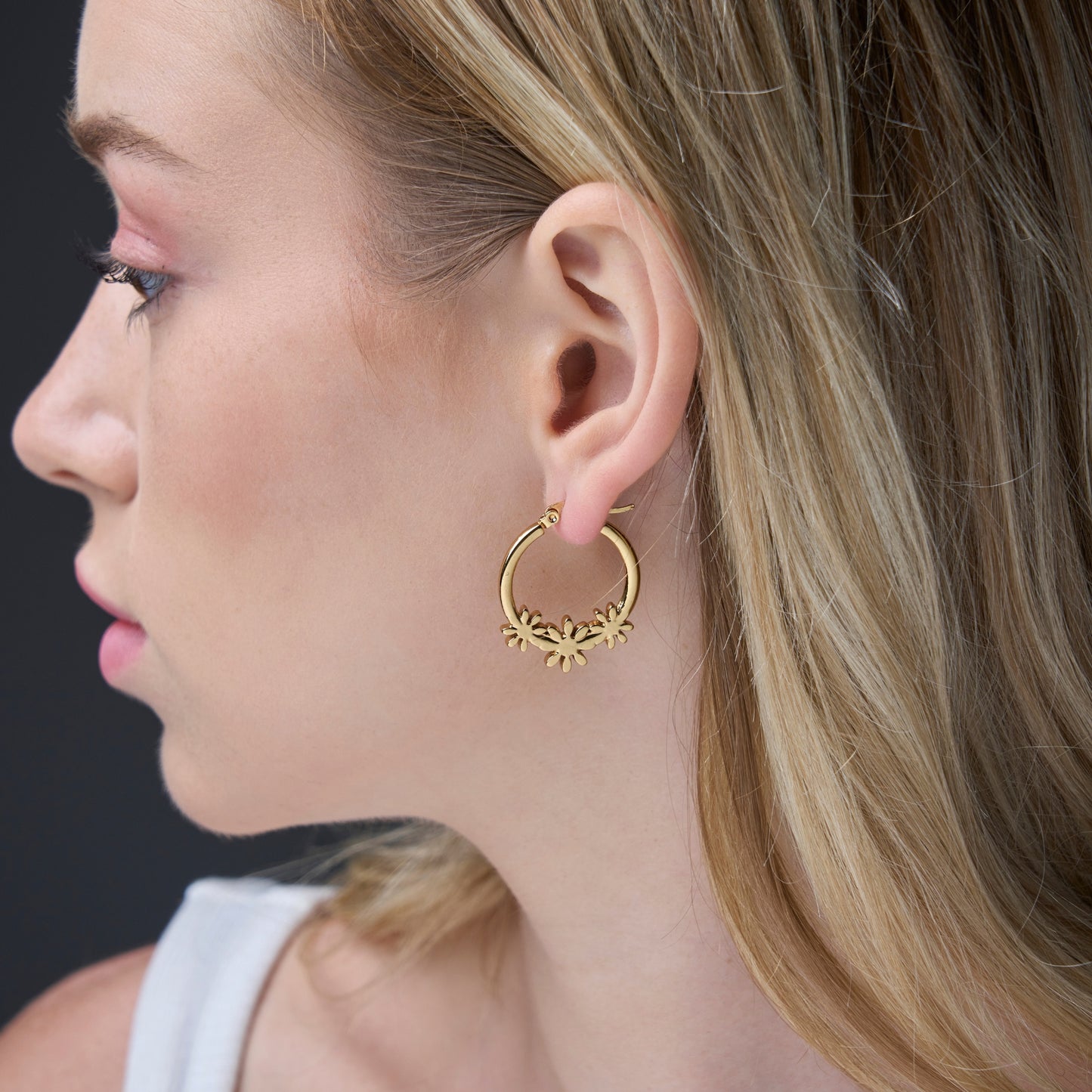 Regal Wreath Hoops Earrings