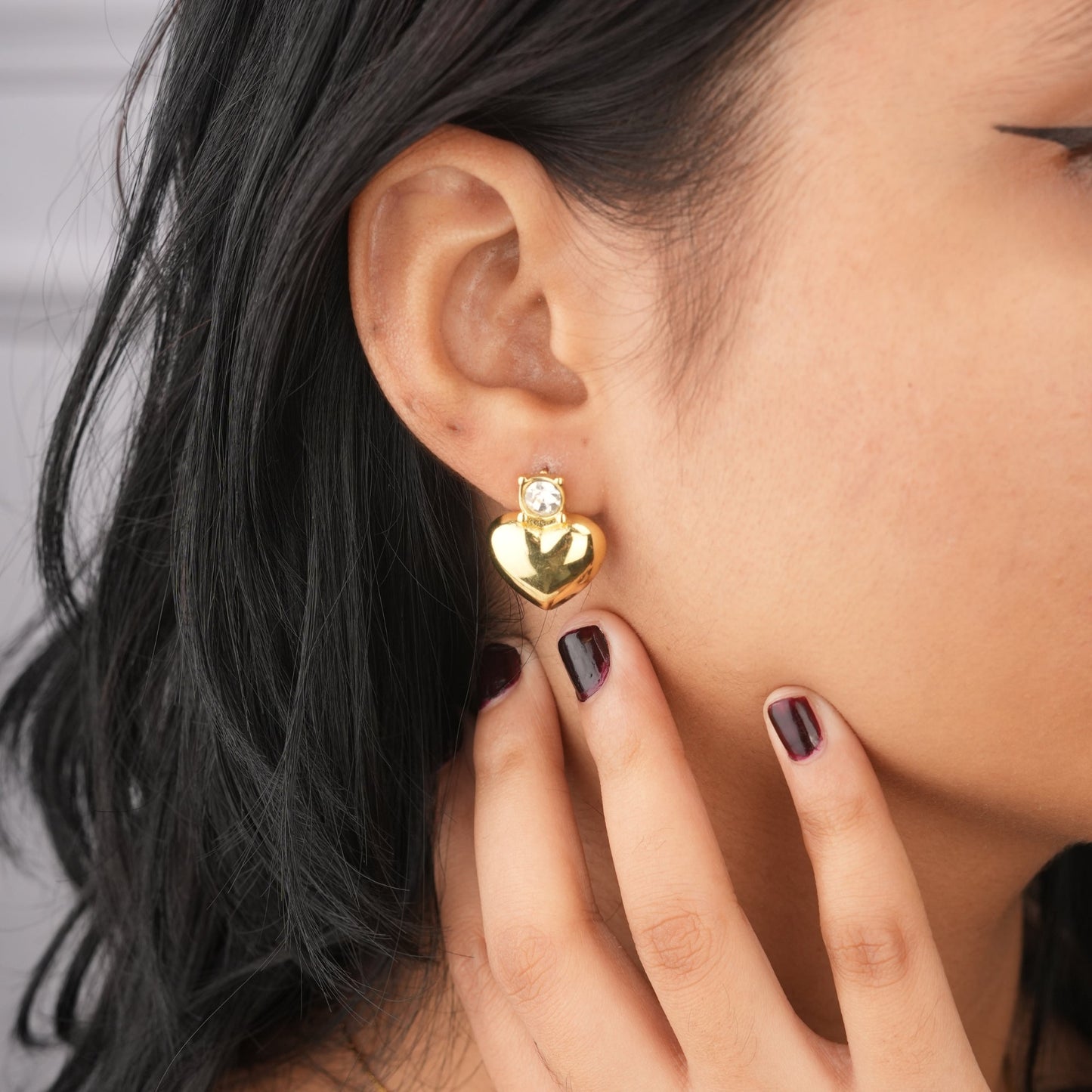 Golden Love Of My Life Earrings