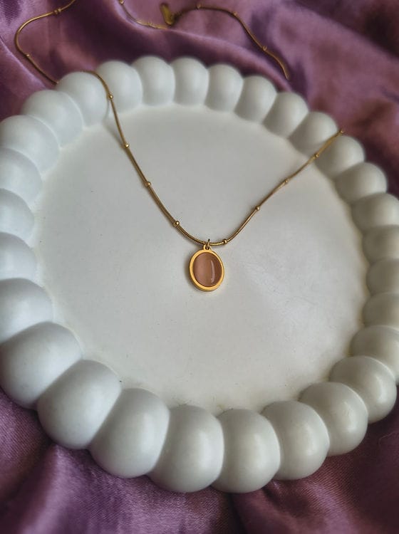 Moonstone Glow Pendant Necklace