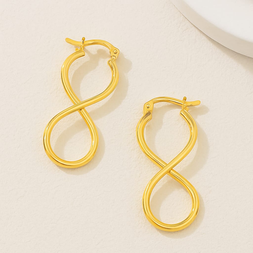 Infinity Luxe Hoop Earrings