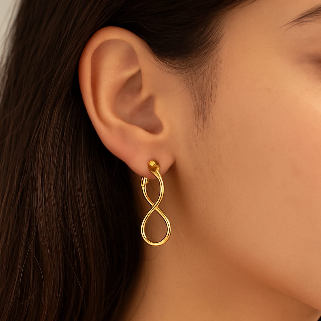 Infinity Luxe Hoop Earrings