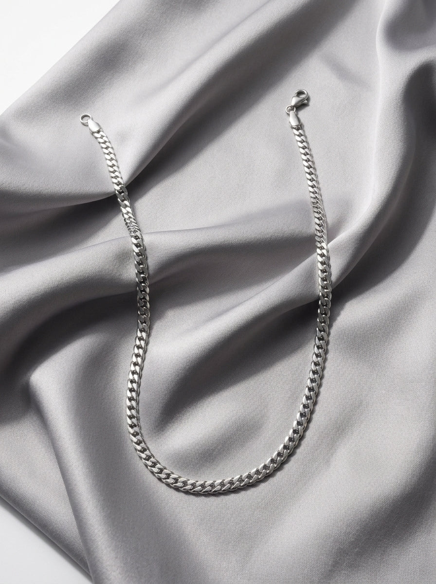 Silver Cuban Link Chain