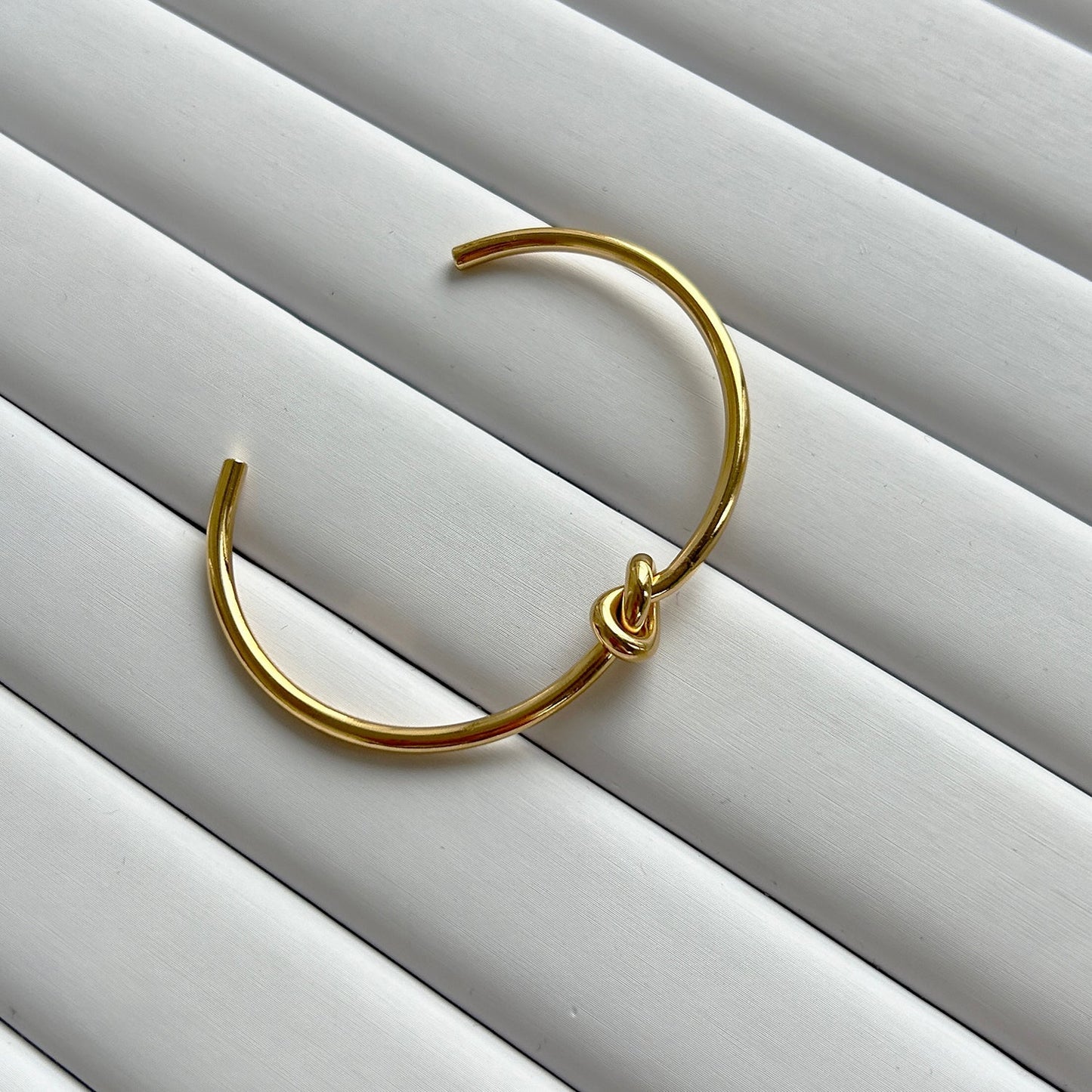 Knot Adjustable Bracelet Kada Gold Plated, Waterproof and Anti-Tarnish