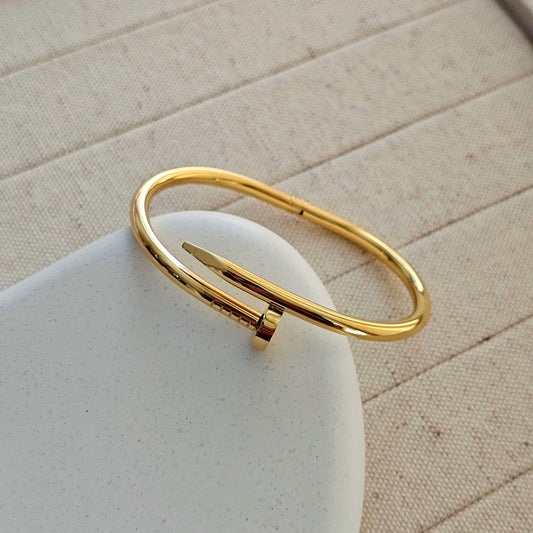 Cartier Inspired Unisex Nail Kada (Size 18 • 2.6 • 6cm inner diameter)