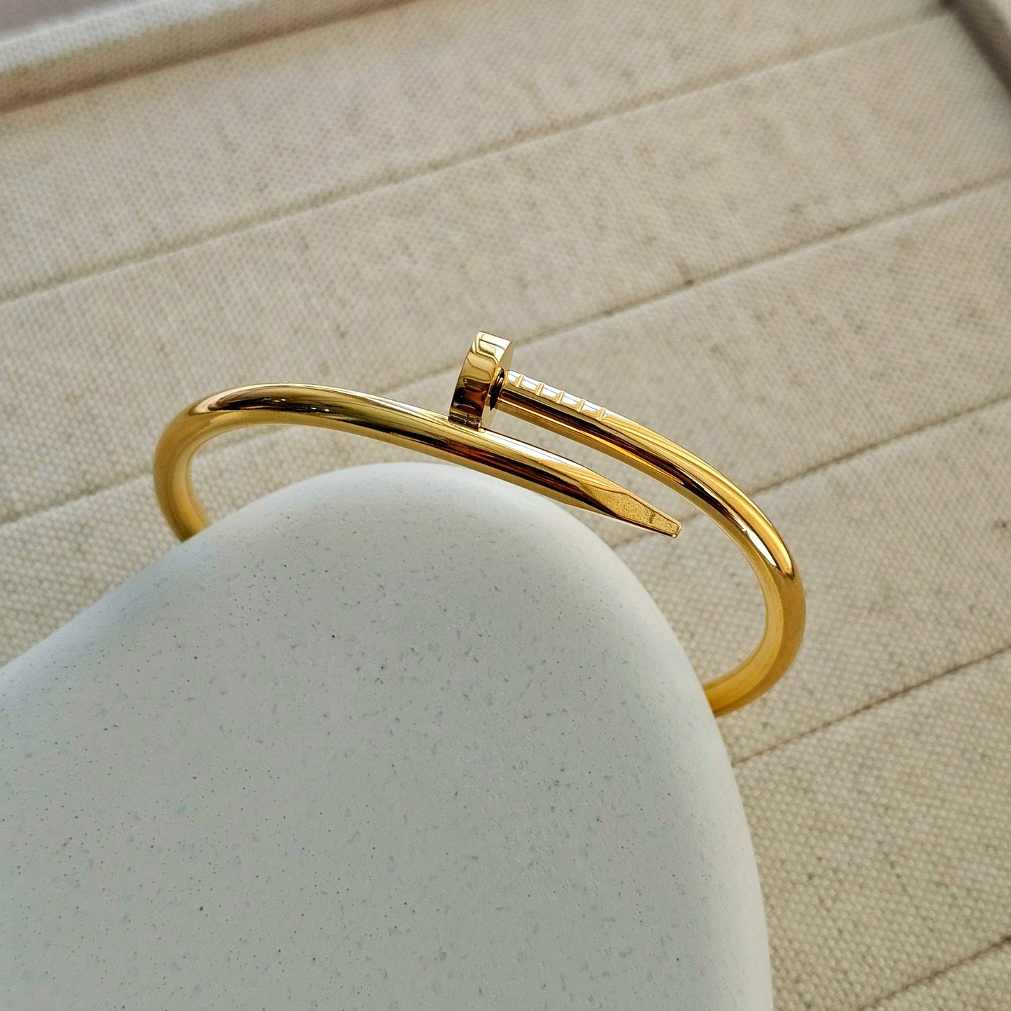 Cartier Inspired Unisex Nail Kada (Size 18 • 2.6 • 6cm inner diameter)