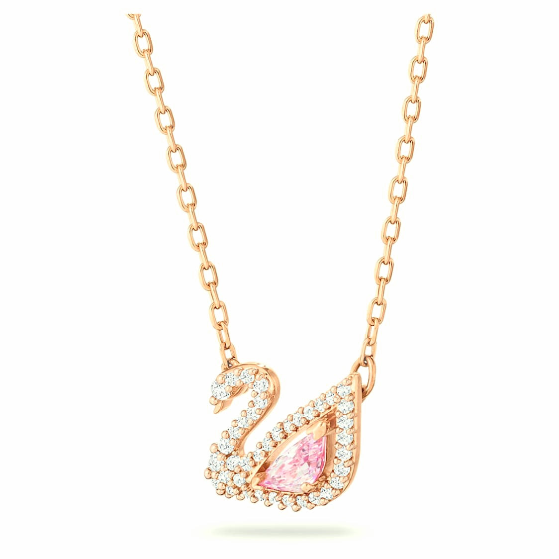Swaroski Inspired Iced Swan Necklace Gold Plated, Waterproof and Anti-Tarnish