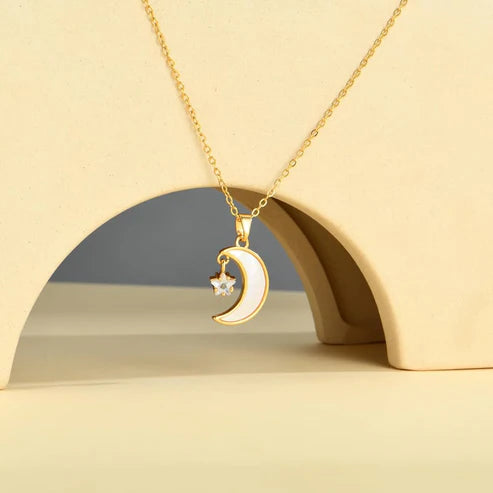 Evil Eye Cuff Bangle Bracelet Kada Gold NLK144G Gold Plated + Mother Pearl Moon Star Necklace Gold Plated + Butterfly Earrings Gold Plated
