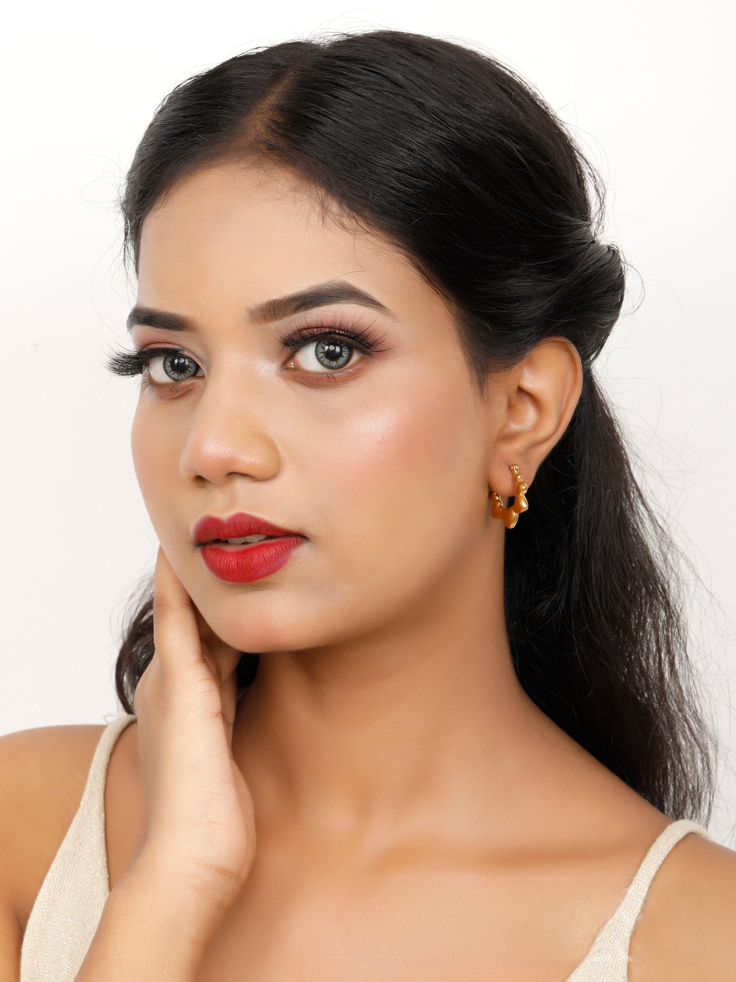 Cosmic Lunar Earrings Gold Plated, Waterproof and Anti-Tarnish