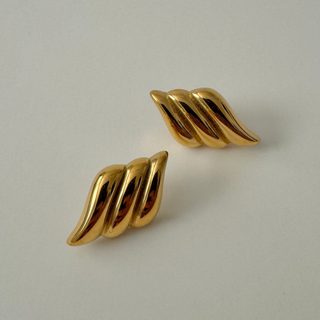 Glide Wings Earrings Gold Plated, Waterproof and Anti-Tarnish