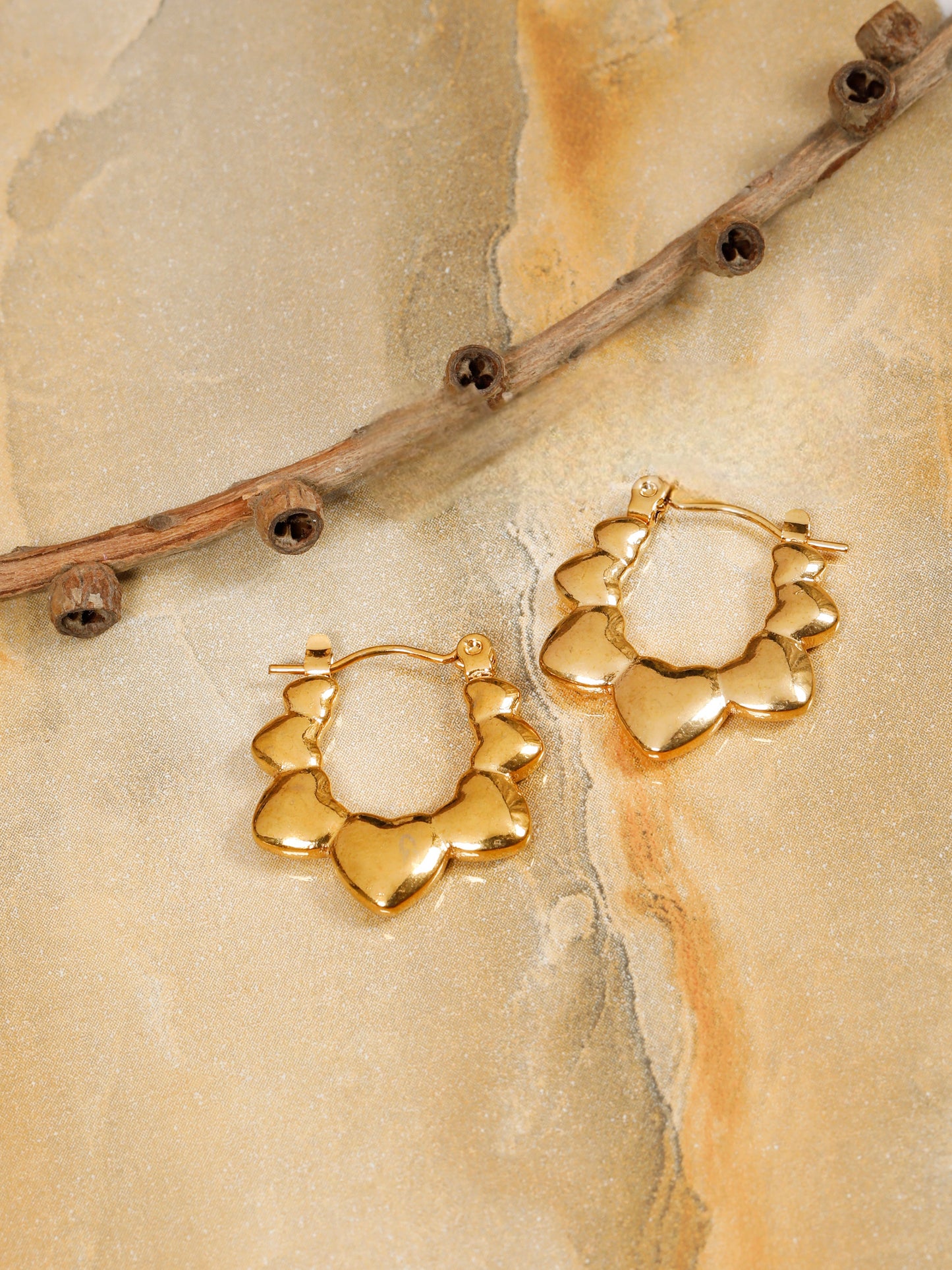 Cosmic Lunar Earrings Gold Plated, Waterproof and Anti-Tarnish