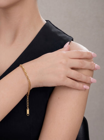 Golden Linkline Bracelet