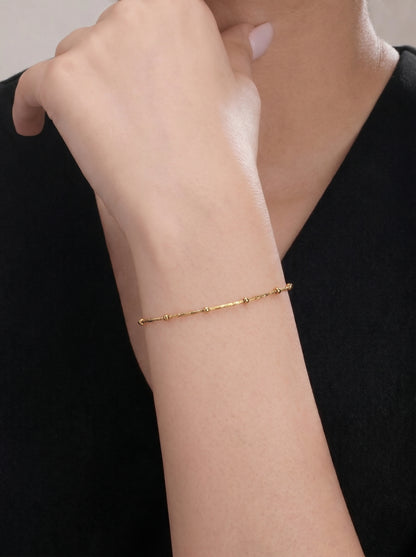 Golden Dotline Bracelet