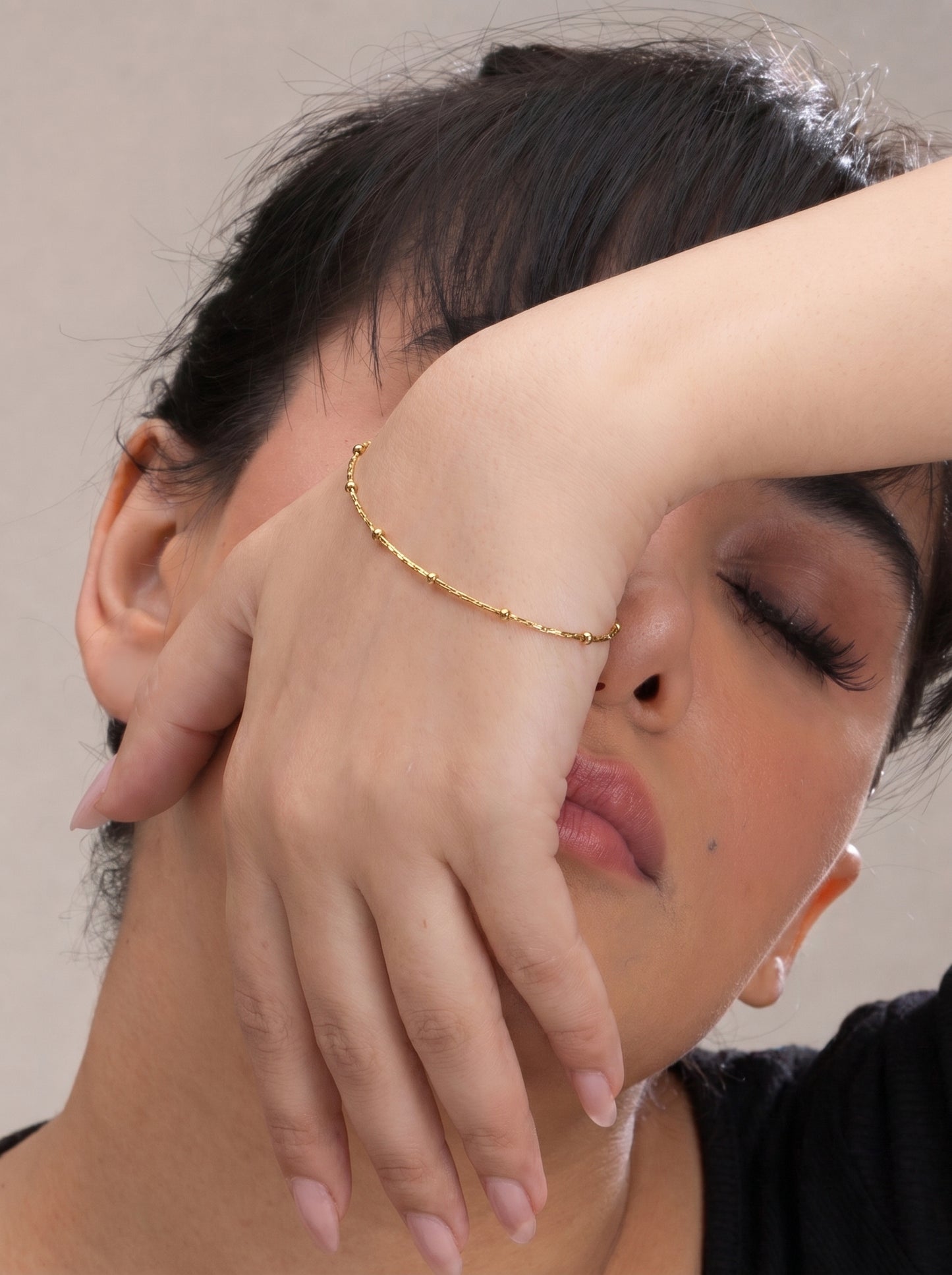 Golden Dotline Bracelet
