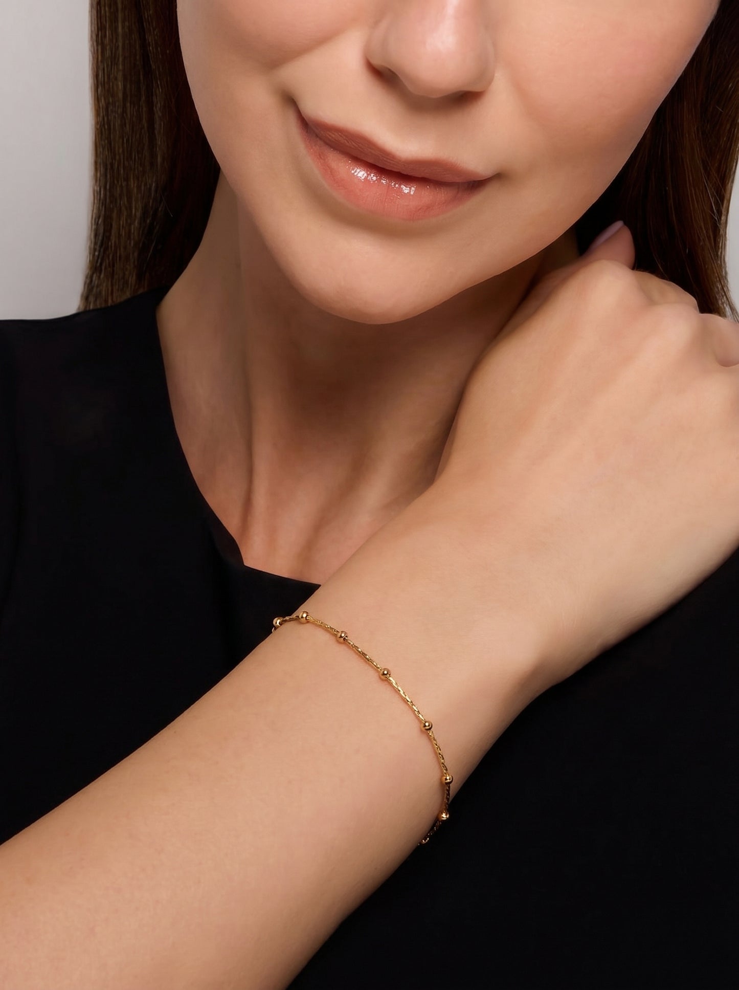 Golden Dotline Bracelet