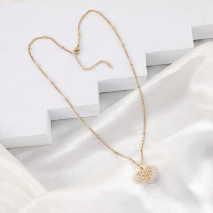 Iced Heart Necklace