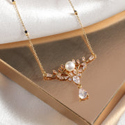 Retro Diamond Pearl Mangalsutra