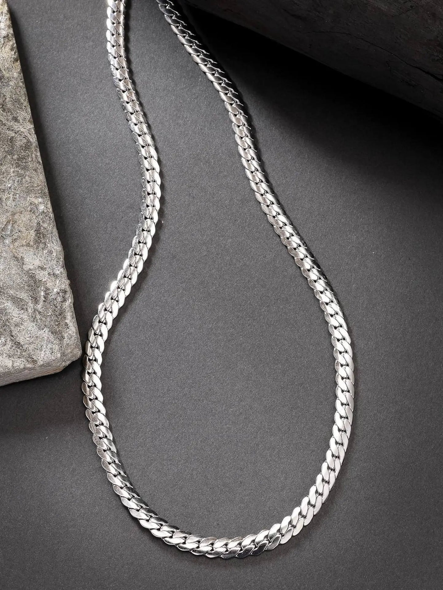 Silver Cuban Link Chain
