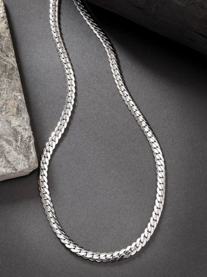 Silver Cuban Link Chain
