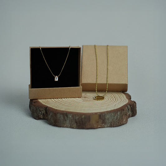 Emerald Diamond Necklace + 11:11 Diamond Necklace Combo