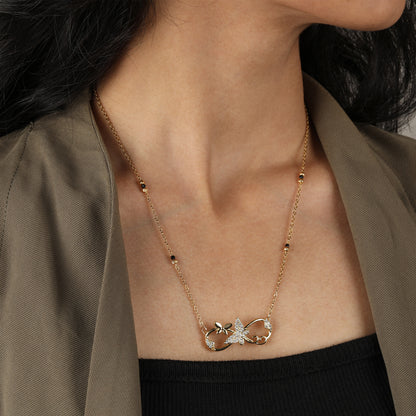 Infinity Butterfly Mangalsutra