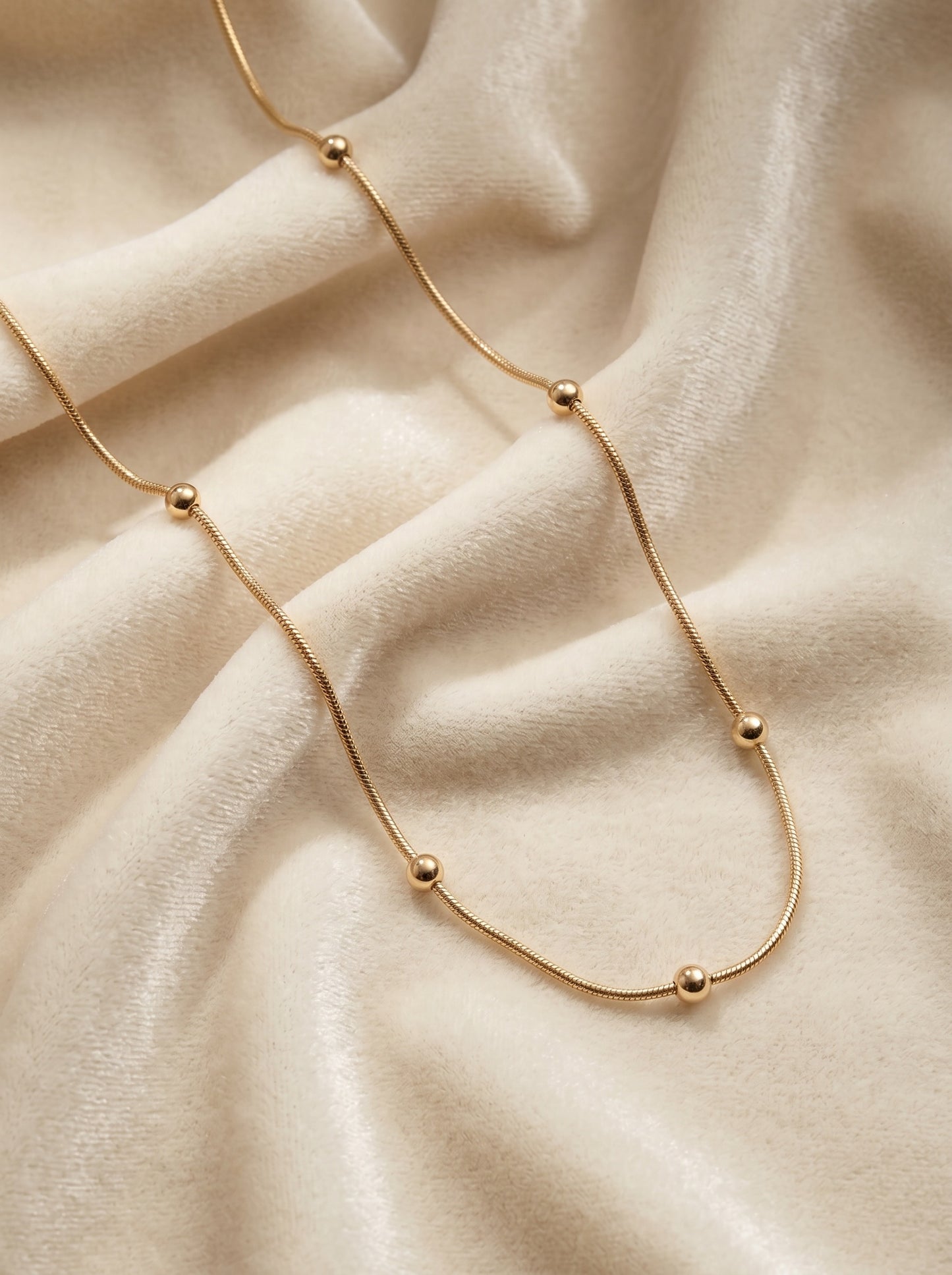 Vintage Snake 2.0 Chain 18K Gold Plated, Waterproof and Anti-Tarnish 18"
