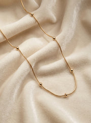 Vintage Snake 2.0 Chain 18K Gold Plated, Waterproof and Anti-Tarnish 18