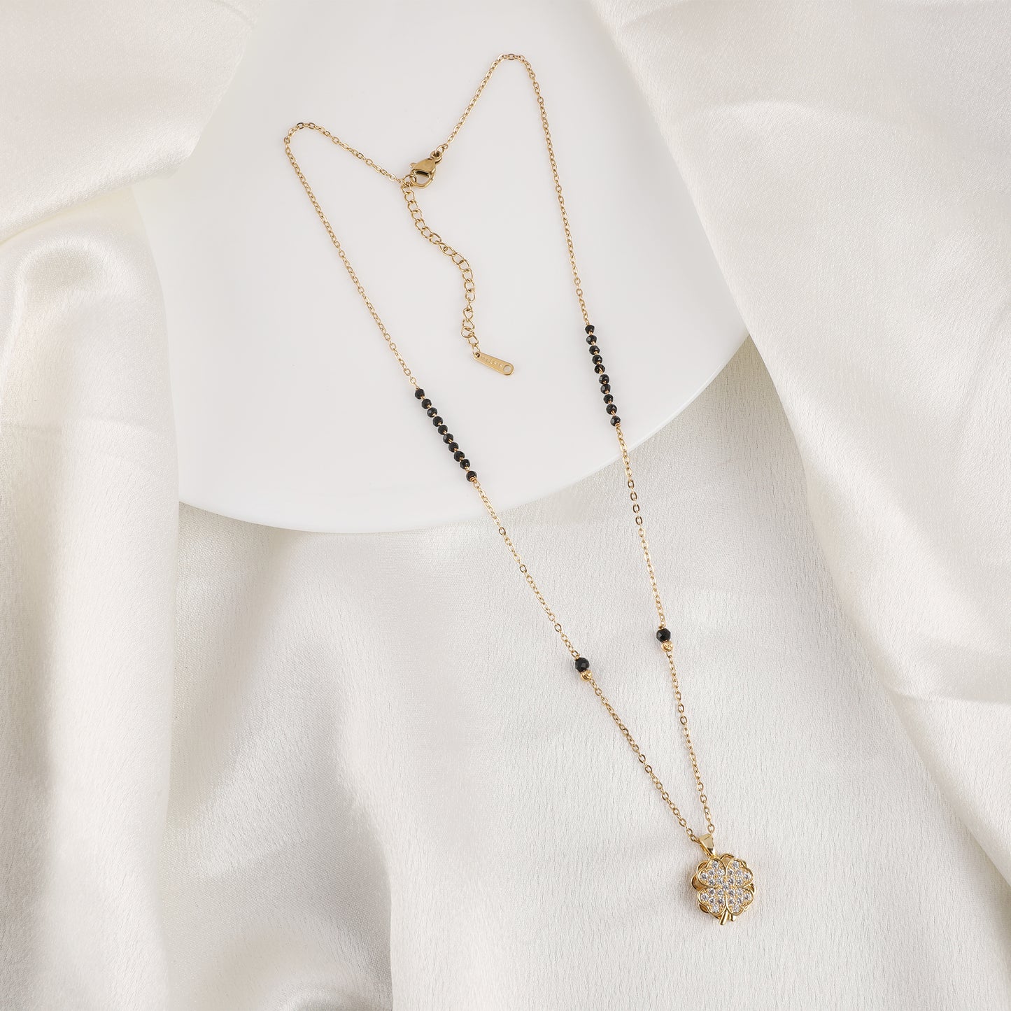 Petals Zircon Mangalsutra