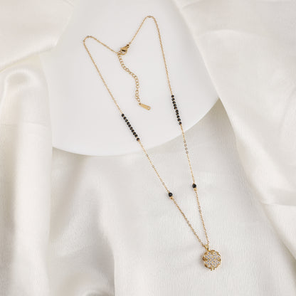 Petals Zircon Mangalsutra