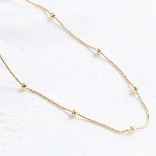 Knot Heart Chain Pendant Necklace Gold Plated + Vintage Snake 2.0 Chain 18K Gold Plated + Knot Adjustable Bracelet Kada Gold Plated