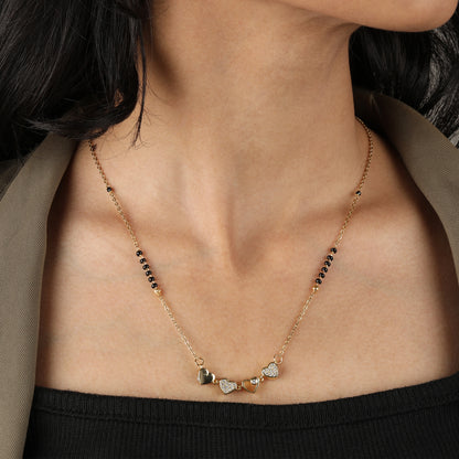 Magnetic Heart Mangalsutra