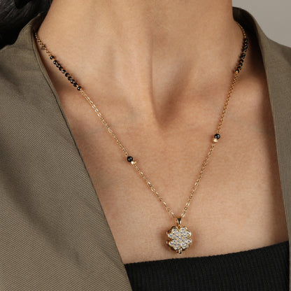 Petals Zircon Mangalsutra