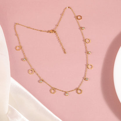 Stellar Geo Charms Necklace