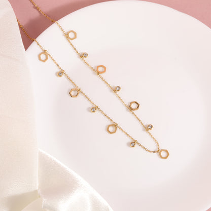 Stellar Geo Charms Necklace