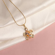 Spectrum Shell Pendant Necklace